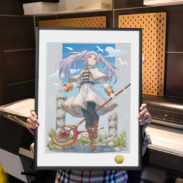 【海外代購】皇呱《精靈大魔法使》葬送的芙莉蓮裝飾畫 午睡毯 地毯 