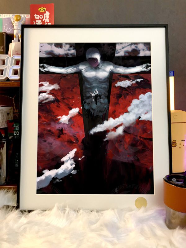 【海外代購】星空 《使徒莉莉絲》EVA新世紀福音戰士初號機碇真嗣渚薰明日香綾波麗動漫裝飾畫