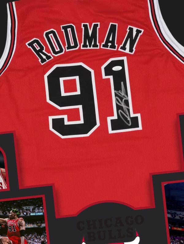 【海外代購】巴洛克 羅德曼NBA球衣畫系列大蟲Rodman芝加哥公牛藝術裝飾畫 