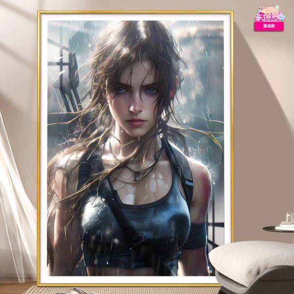 【海外代購】阿喵畫社 古墓奇兵 勞拉 8k超大超清裝飾畫 