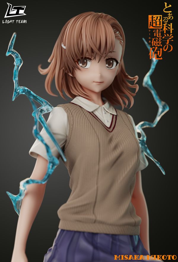 【預定】Light team 輕型小組 日系單人物典藏雕像系列第一彈 學園都市No.3 常盤台の超電磁砲 