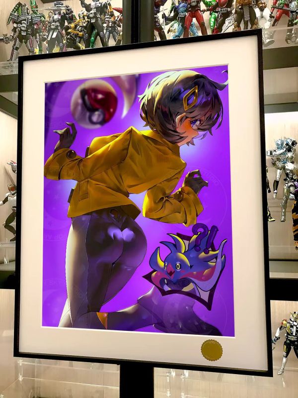 【海外代購】星空 《瑪琪艾兒》Emma寶可夢ZA神奇寶貝皮卡丘路卡利歐動畫裝飾畫