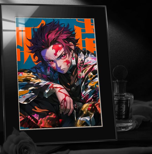 【海外代購】阿喵畫社 日之呼吸 斑紋炭治郎 