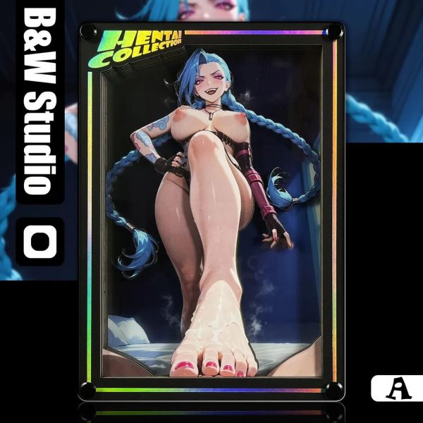 【海外代購】黑白畫映 B&W AI Creator系列桌面裝飾卡磚第十六彈 金克絲 