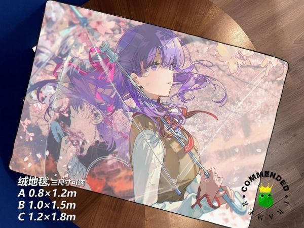 【海外代購】皇呱《櫻花間桐櫻》Fate穗羣原學園一年級生小學妹裝飾畫 午睡毯 地毯 