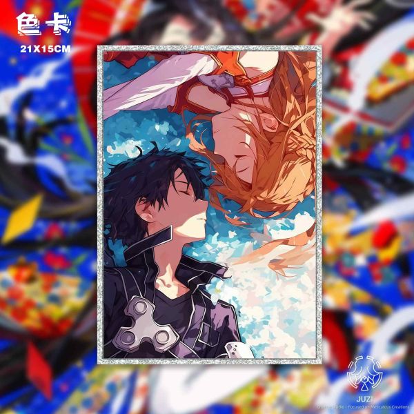 【海外代購】橘子 JUZI 刀劍神域桐人與亞絲娜 
