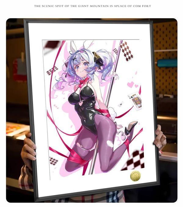 【海外代購】皇呱 《初音未來兔子洞第三彈》兔女郎裝飾畫 午睡毯 地毯 