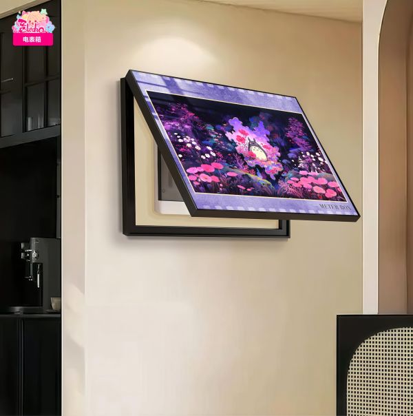 【海外代購】阿喵畫社 花海 龍貓電錶箱 8k功能電錶箱裝飾畫 