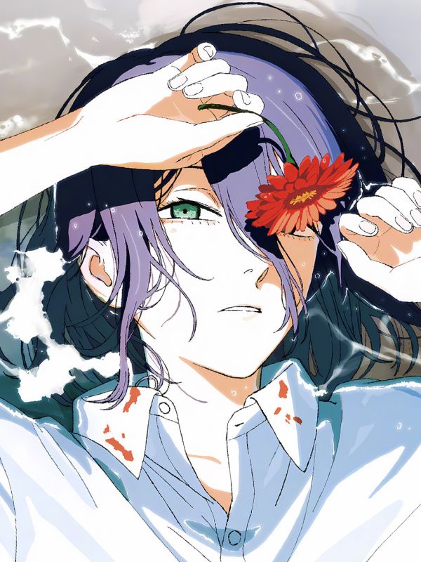 【海外代購】星空 《海灘蕾塞》電鋸人鏈鋸人蕾塞篇Chainsaw Man電次reze波姆瑪奇瑪帕瓦動畫裝飾畫 