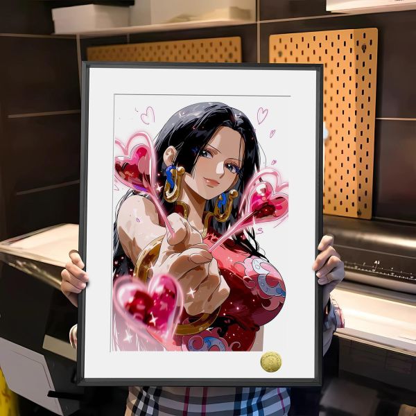 【海外代購】皇呱  《心之虜獲》 海賊王波雅・漢庫克心之虜獲同人周邊裝飾畫 午睡毯 地毯 