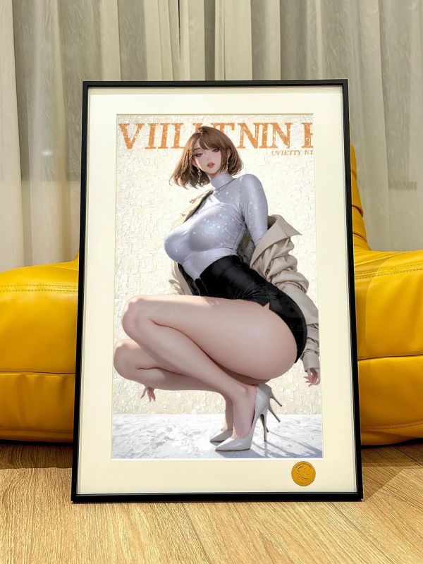 【海外代購】星空 《羅素麗》金美庭Kim Mi-jung美麗新世界裝飾畫 