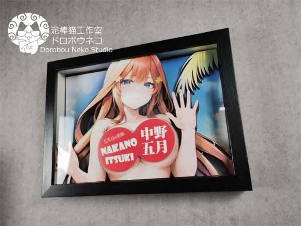 【海外代購】泥棒貓 DSOS-005 五等分的新娘 中野五月 立體畫 