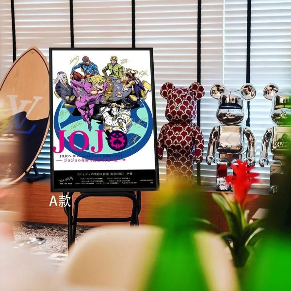 【海外代購】千鳥社 《JOJO的奇妙冒險：黃金之風》簽名裝飾畫 