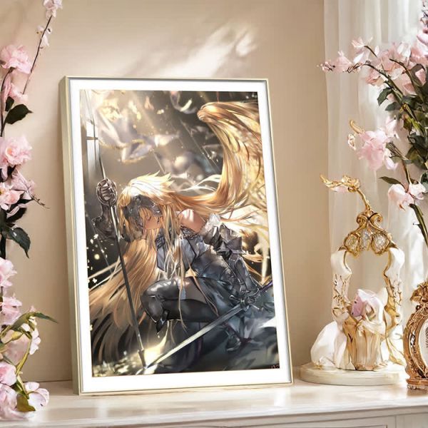 【海外代購】阿喵畫社 FATE 聖光之翼 貞德 12k晶瓷裝飾畫 