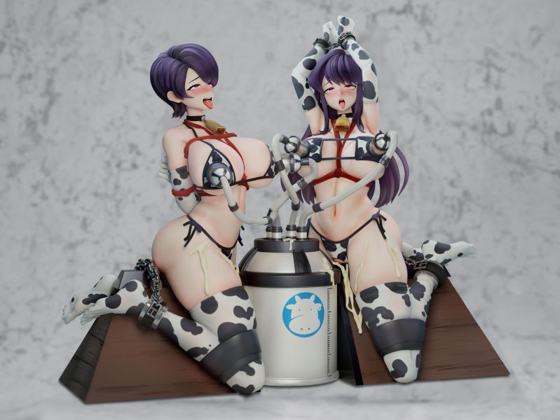 【R18-預定】Meat 木馬上被束縛產乳的古見母女 