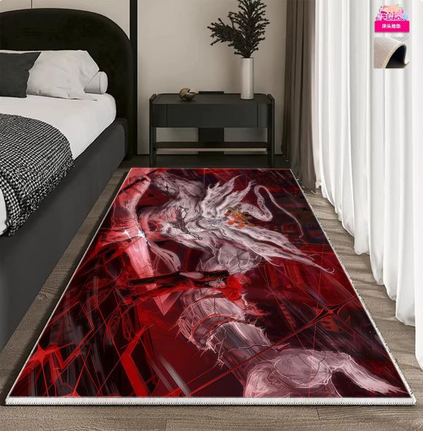 【海外代購】阿喵畫社 宿儺對戰魔虛羅 無限斬擊 咒術回戰新品異形套組裝飾畫 床頭地墊 發光滑鼠墊 