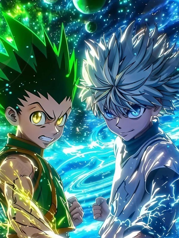 【海外代購】星空 《小杰奇犽》全職獵人裝飾畫 