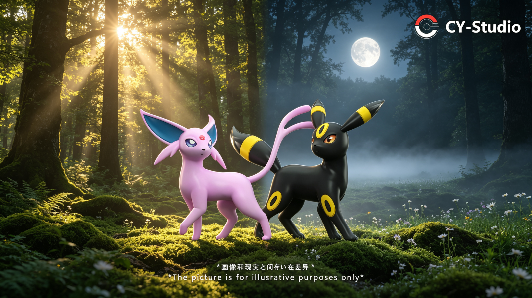 【預定】城憶 CY 太陽伊布&月亮伊布 