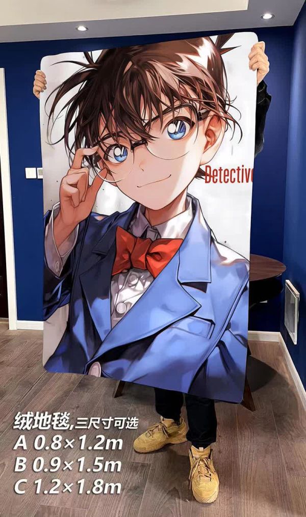 【預定】千鳥社 柯南 江戶川Conan 午睡毯 地毯 裝飾畫 