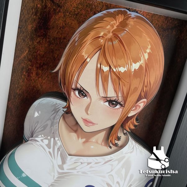 【海外代購】手造社 Tetsukurisha Chubby Girls Series第一彈 娜美Nami立體裝飾畫 