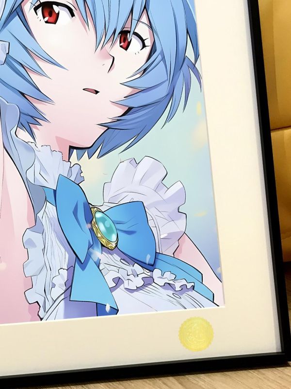 【海外代購】星空 《紅藍EVA》明日香綾波麗新世紀福音戰士初號機碇真嗣渚薰動漫裝飾畫 