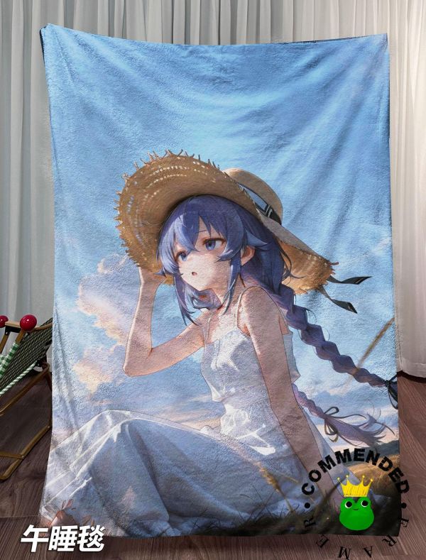 【海外代購】皇呱 《晴野少女洛琪希》 無職轉生晴野少女洛琪希同人周邊裝飾畫 午睡毯 地毯 