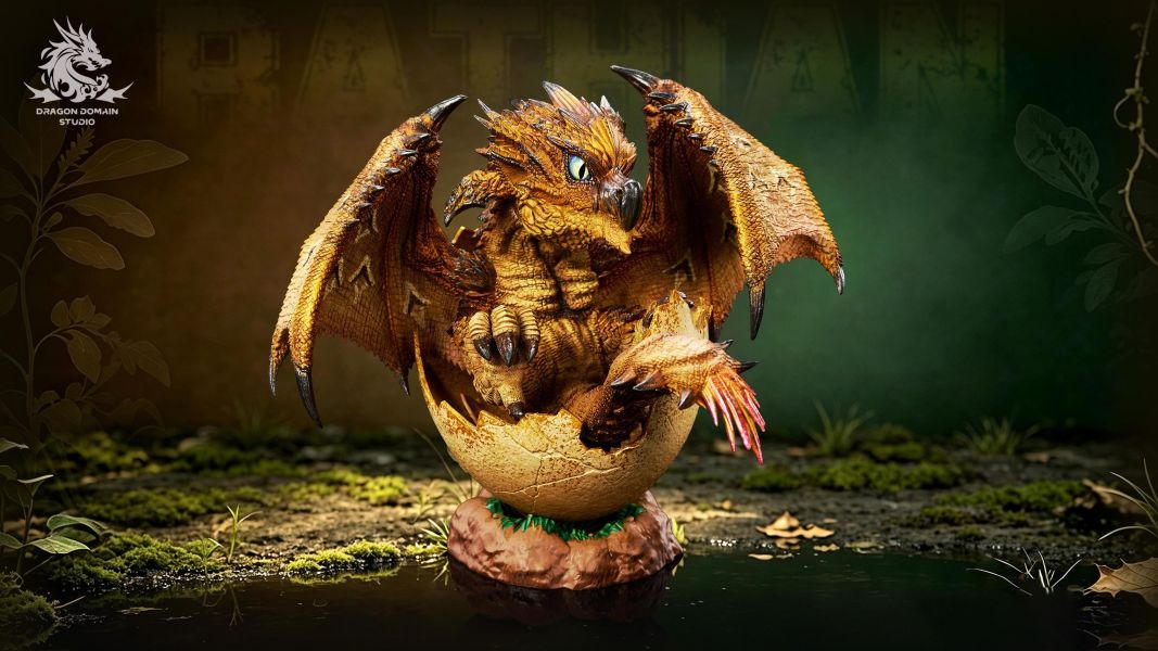 【預定】Dragon Realm 高級私人訂製 初生龍蛋系列 雄火龍— 亞種蒼火龍— 稀有個體銀火龍 雌火龍— 亞種櫻火龍— 稀有個體金火龍 
