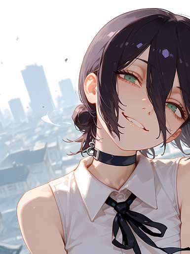 【海外代購】巴洛克 《微笑蕾塞》Chainsaw Man鏈鋸人蕾塞篇reze電次帕瓦瑪奇瑪動畫二次元裝飾畫