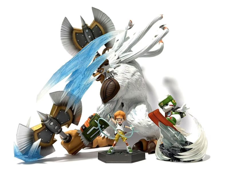 【海外代購】殭屍車 數碼寶貝04 無限地帶 獸型 第二彈 冰之鬥士 巴撒獸 