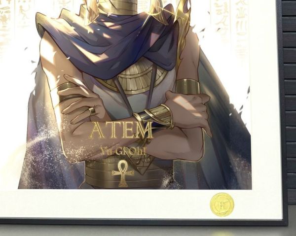 【海外代購】H2 《阿圖姆》王樣遊戲王法老王暗遊戲裝飾畫 