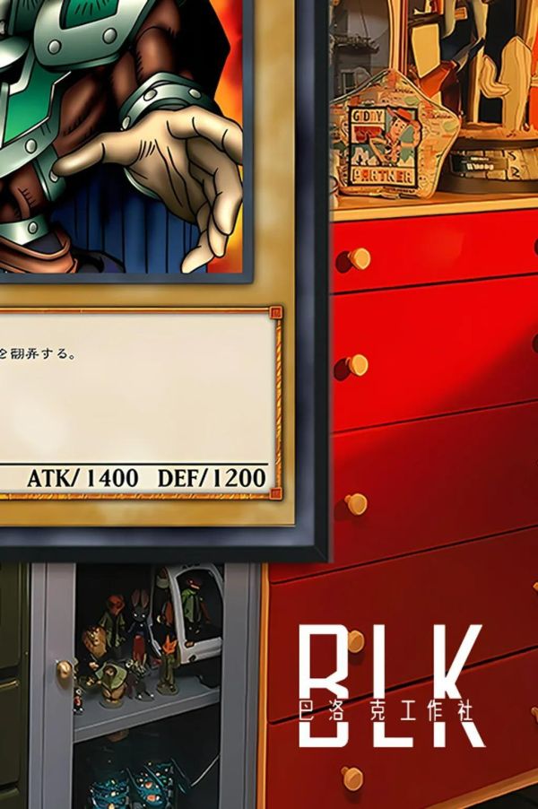 【海外代購】巴洛克《精靈劍士》遊戲王卡牌系列裝飾畫冰箱貼 