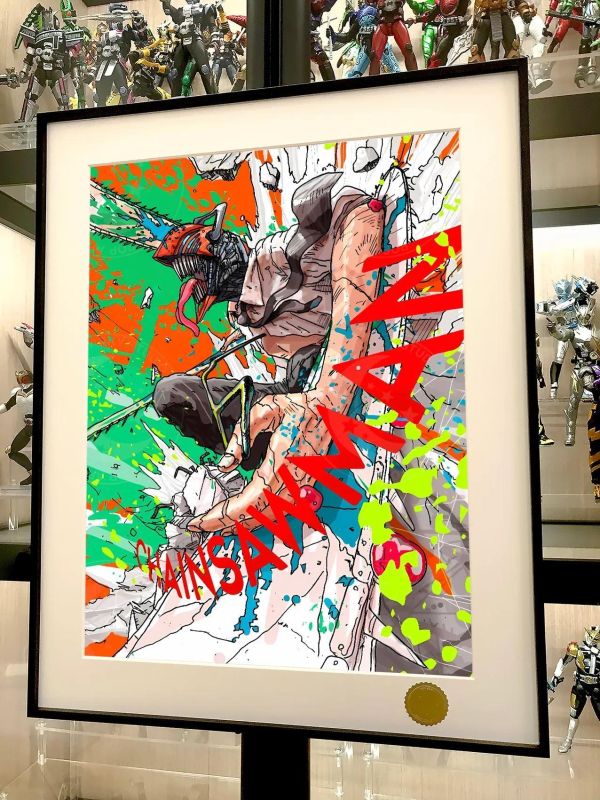 【海外代購】星空《Chainsaw Man》電鋸人裝飾畫 