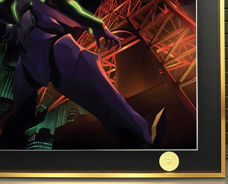 【海外代購】H2 《東京塔初號機》新世紀福音戰士EVA碇真嗣明日香綾波麗動漫裝飾畫 