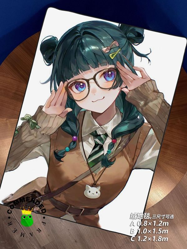 【海外代購】皇呱 《學園俏皮貓貓》 藥屋少女的呢喃學園俏皮貓貓同人周邊裝飾畫 午睡毯 地毯 