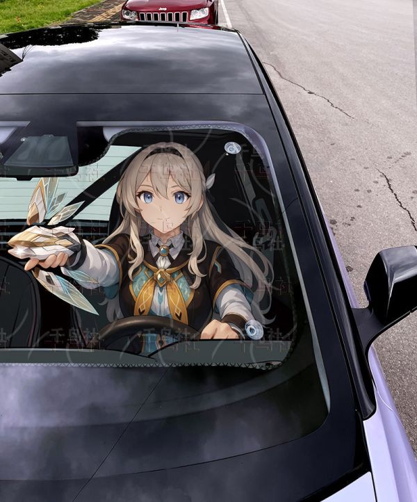 【海外代購】千鳥社 《汽車前擋遮陽－流螢 薩姆》夏季汽車遮陽防曬前擋開車二次元流螢薩姆崩壞星穹鐵道 