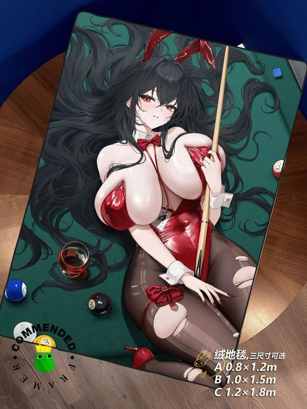 【海外代購】皇呱 《大鳳台球兔女郎 第三彈》碧藍航線艦娘鷯裝飾畫 午睡毯 地毯 