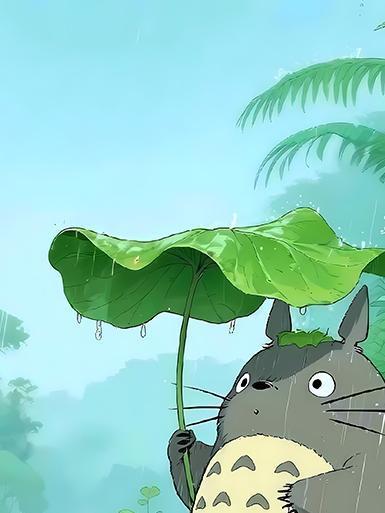 【海外代購】巴洛克 《池塘龍貓》草壁皋月鄰居托托羅宮崎駿隔壁的特特羅Totoro動漫裝飾畫冰箱貼 