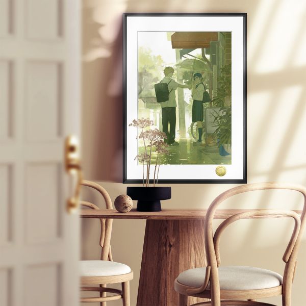 【海外代購】皇呱 《蕾塞片紀念》 鏈鋸人蕾塞篇紀念海報雨中約會週邊裝飾畫 午睡毯  地毯 