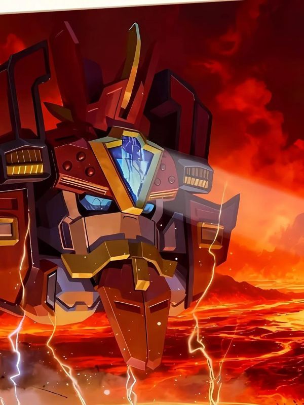 【海外代購】星空 《魔動王》光能使者遙大地加斯拉比裝飾畫 