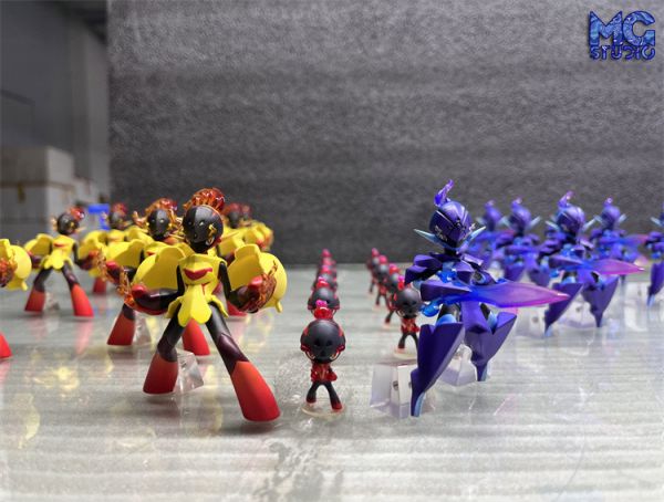 【海外代購】MG 紅蓮鎧騎 蒼炎刃鬼 炭小侍進化組 
