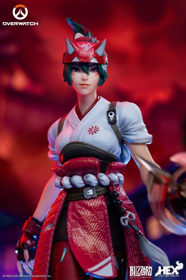 【預定】HEX 暴雪遊戲 Blizzard 1/6 霧子（Kiriko）收藏雕像－HEXOW03 鬥陣特攻（Overwatch） 