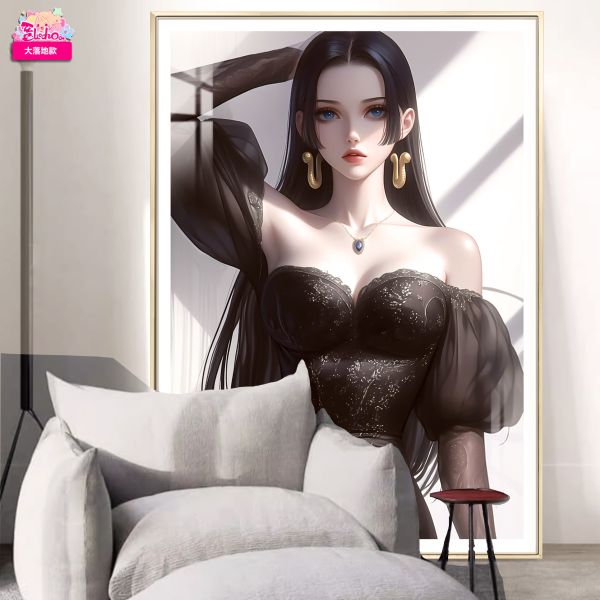 【海外代購】阿喵畫社 迎辰 墨紗韻 女帝 8k超大高清裝飾畫 