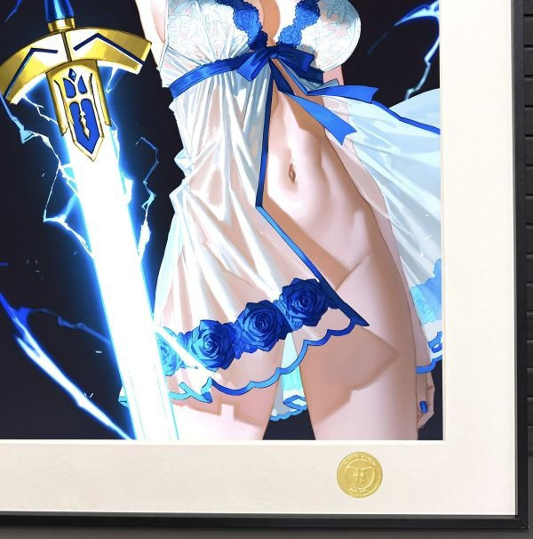 【海外代購】H2 《睡衣saber》阿爾託莉雅Fate亞瑟王騎士王裝飾畫 