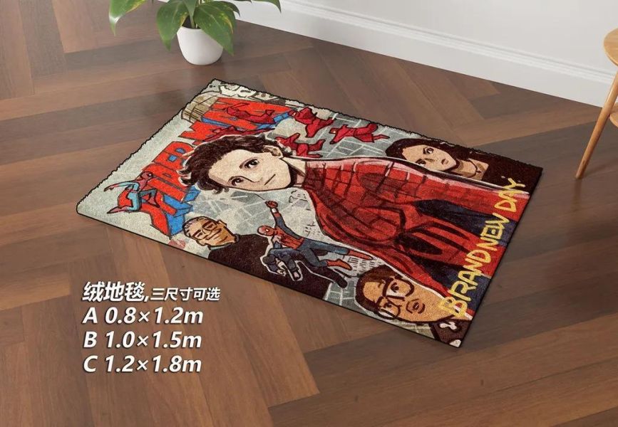 【海外代購】千鳥社 《蜘蛛俠Brand New Day》鋼鐵俠午睡毯地毯裝飾畫 午睡毯 地毯 