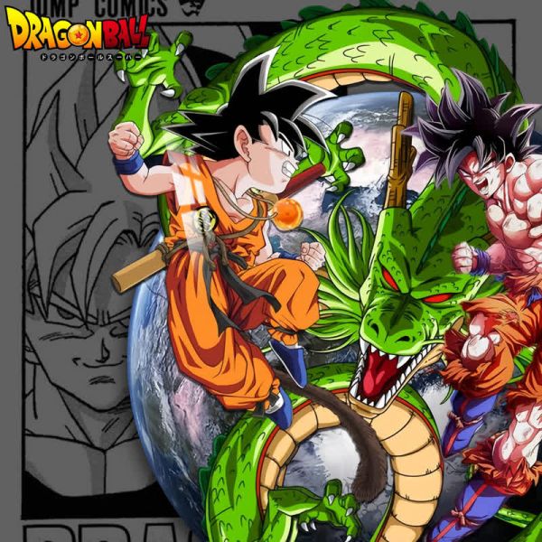 【海外代購】阿喵畫社 神龍 悟空 燈帶立體背景裝飾畫 