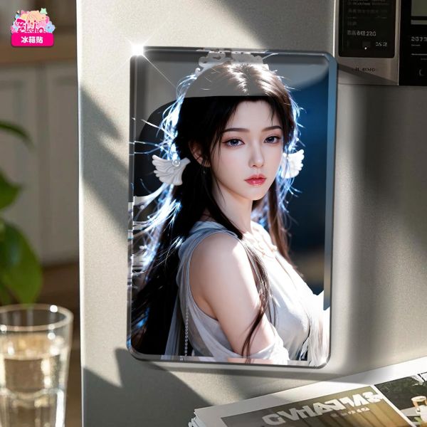 【海外代購】阿喵畫社 宋玉 回眸復古款 復古框紀念牆壁桌面擺台 冰箱貼 