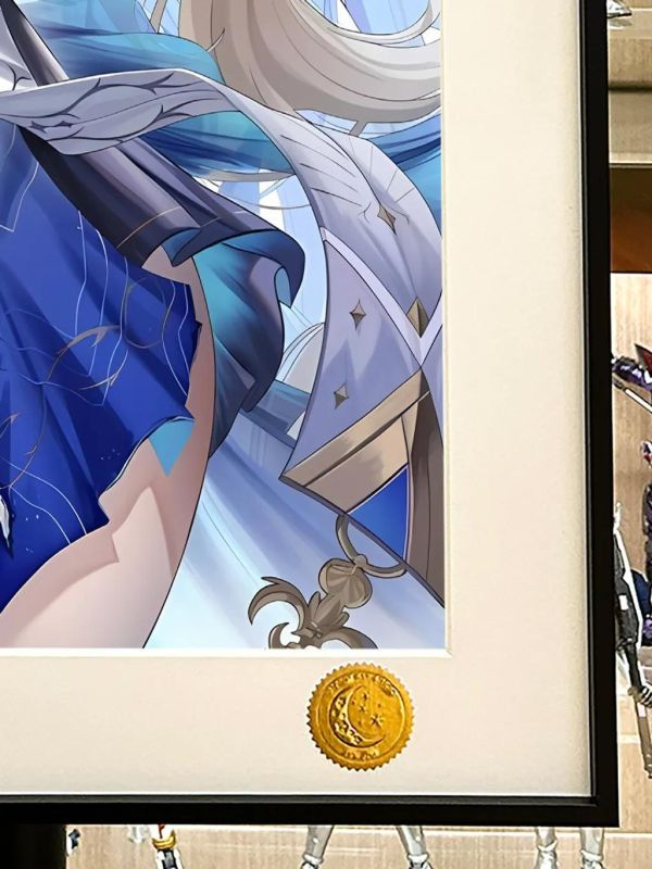 【海外代購】星空 《藍衣卡提希婭》鳴潮Cartethyia裝飾畫 