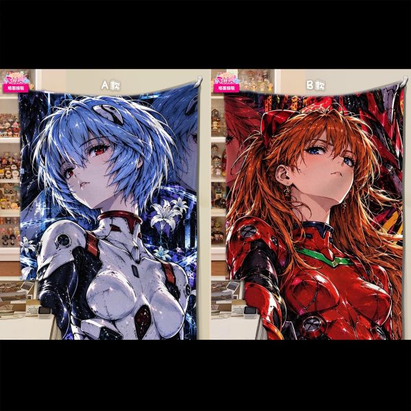 【海外代購】阿喵畫社 戰損版 EVA明日香綾波麗雙聯 新品12K超清主題裝飾畫週邊 