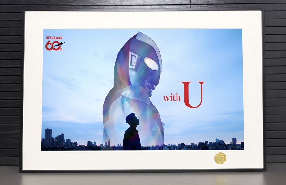 【海外代購】H2 《奧特曼60週年紀念》Ultraman初代傑克迪迦昭和平成奧特曼裝飾畫 