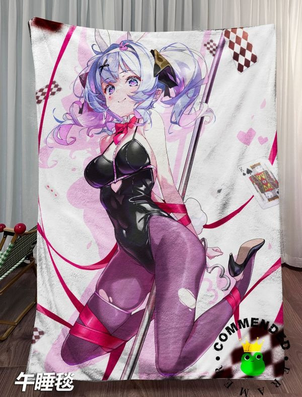 【海外代購】皇呱 《初音未來兔子洞第三彈》兔女郎裝飾畫 午睡毯 地毯 